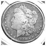 1900 O MORGAN DOLLAR VG