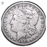 1901 O MORGAN DOLLAR VF DETAILS