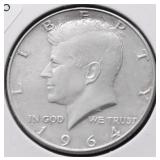 1964 CHOICE BU KENENDY HALF DOLLAR