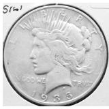 1935 PEACE DOLLAR VG