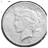 1926 S PEACE DOLLAR VF
