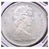 1967 CHOICE BU CANADA SILVER 50 CENTS