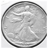 1920 WALKING HALF DOLLAR VF