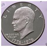1976 S SILVER PROOF IKE DOLLAR
