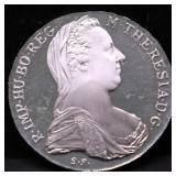 1780 PROOF AUSTRIA THALER RESTRIKE