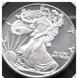 1/2  OZ .999 SILVER ROUND