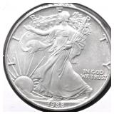 1988 SILVER EAGLE GEM
