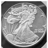 1/2  OZ .999 SILVER ROUND