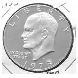1973 S SILVER PROOF IKE DOLLAR