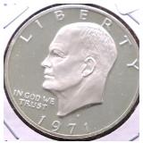 1971 S SILVER IKE DOLLAR PROOF