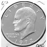 1972 S SILVER PROOF IKE DOLLAR