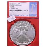 2017 NGC MS70 SILVER EAGLE