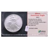 2001 SILVER EAGLE GEM