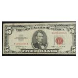 5 DOLLAR U S LEGAL TENDER VF