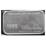 1  OZ .999 SILVER BAR