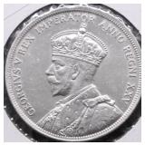 1935 CANADA SILVER DOLLAR    AU