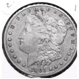 1901 O MORGAN DOLLAR VF