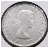 1963 CHOICE BU CANADA SILVER 50 CENTS