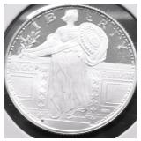 1/4  OZ .999 SILVER ROUND