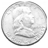1950 FRANKLIN HALF DOLLAR VF