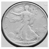 1935 WALKING HALF DOLLAR XF