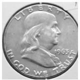1963 CHOICE BU FRANKLIN HALF DOLLAR