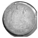 1889 SEATED DIME G