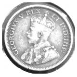 1911 CANADA DIME VF