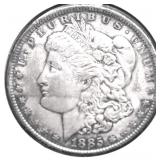 1885 O MORGAN DOLLAR XF