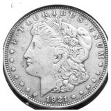 1921 MORGAN DOLLAR XF