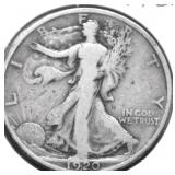 1920 S WALKING HALF DOLLAR F