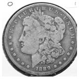 1889 O MORGAN DOLLAR F