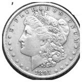 1891 MORGAN DOLLAR XF