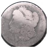 1884 O MORGAN DOLLAR AG