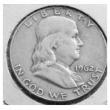 1962 D FRANKLIN HALF DOLLAR