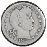 1911 BARBER QUARTER G
