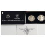 ROOF LEIF ERICSON SILVER DOLLAR & MEDAL W BOX PAPE