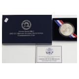 US MILITARY SILVER DOLLAR W BOX PAPERS