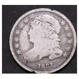 1831 BUST DIME G