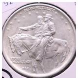 1925 CHOICE BU STONE  MTN HALF DOLLAR