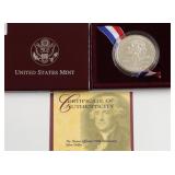 JEFFERSON SILVER DOLLAR W BOX PAPERS