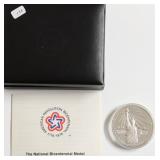 SILVER BICENTENNIAL MEDAL W BOX PAPERS
