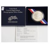 DESEGREGATION SILVER DOLLAR W BOX PAPERS