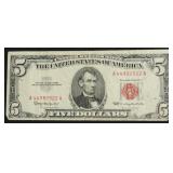 5 DOLLAR U S LEGAL TENDER VF