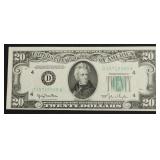 1950 CHOICE AU 20 $ FEDERAL RESERVE NOTE