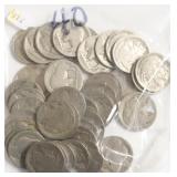 40  BUFFALO NICKELS