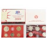 2001 SILVER PROOF SET