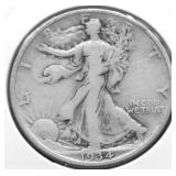 1934 WALKING HALF DOLLAR F