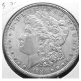 1884 S CHOICE BU MORGAN DOLLAR