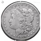 1879 S MORGAN DOLLAR VG